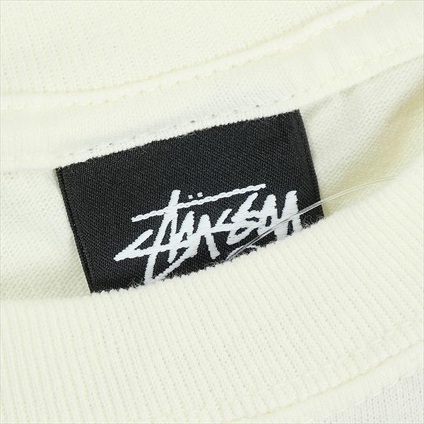STUSSY ステューシー 25SS SPADE TEE PIGMENT DYED NATURAL Tシャツ 白