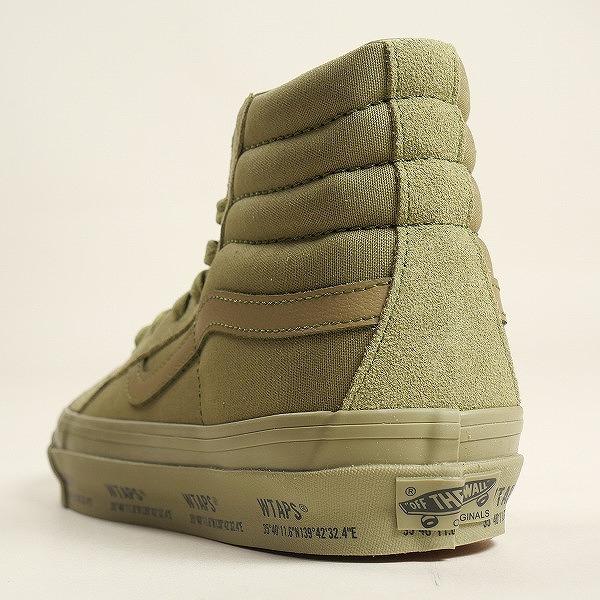 WTAPS ダブルタップス ×VANS OG SK8-HI LX スニーカー オリーブ Size