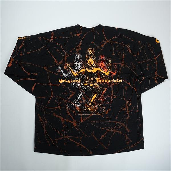 TENDERLOIN テンダーロイン 直営店限定TEE L/S SV BLACK ロンT 黒 