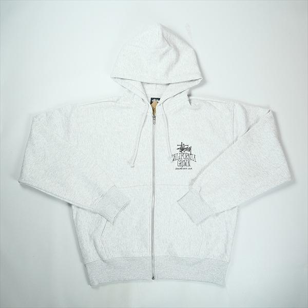 STUSSY ステューシー 25FW CALI GROWN ZIP HOOD ASH HEATHER ジップ