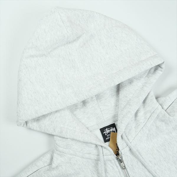 STUSSY ステューシー 25FW CALI GROWN ZIP HOOD ASH HEATHER ジップ