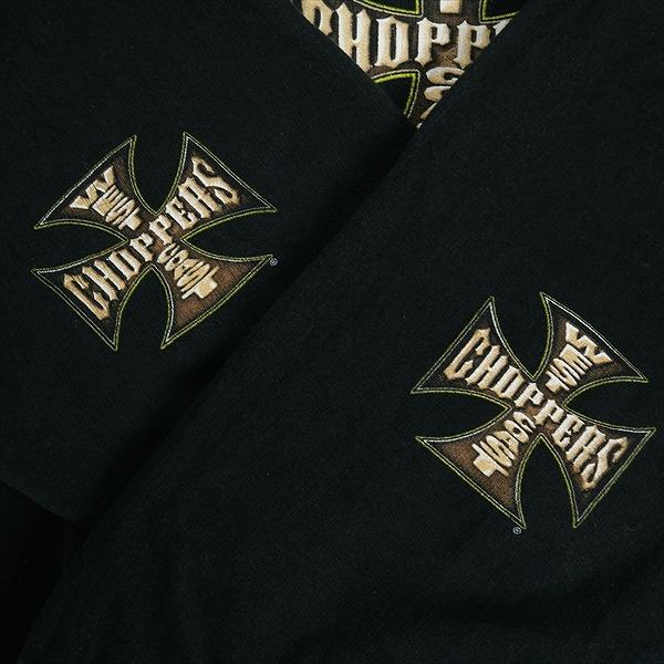 VINTAGE ヴィンテージ West Coast Choppers Motorcycle Iron Cross Hoodie パーカー 黒 Size 【M相当】 【中古品-良い】 20825152_5