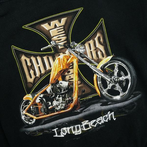 VINTAGE ヴィンテージ West Coast Choppers Motorcycle Iron Cross Hoodie パーカー 黒 Size 【M相当】 【中古品-良い】 20825152_7
