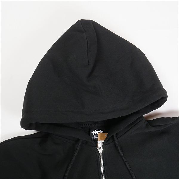 STUSSY ステューシー STOCK TOKYO ZIP HOOD BLACK 東京限定ジップ