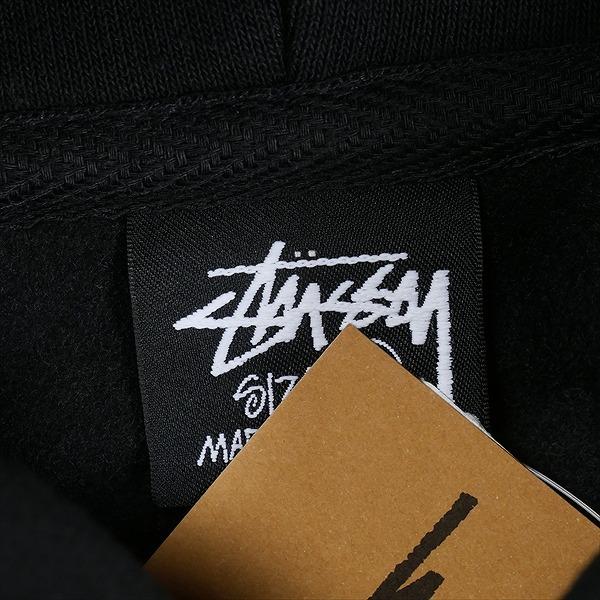 STUSSY ステューシー STOCK TOKYO ZIP HOOD BLACK 東京限定ジップ
