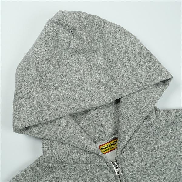HUMAN MADE ヒューマンメイド 25AW CLASSIC ZIP-UP SWEAT HOODIE GRAY