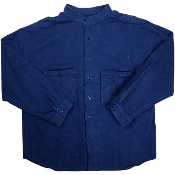 TENDERLOIN テンダーロイン STAND FLANNEL SHT NAVY 長袖シャツ 紺 