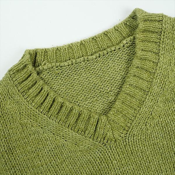 TENDERLOIN テンダーロイン V NECK COTTON KNIT OLIVE ニット オリーブ