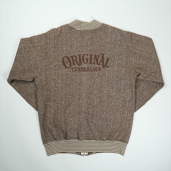 TENDERLOIN テンダーロイン T-SWEAT ZIP ジップスウェット 茶 Size 【S