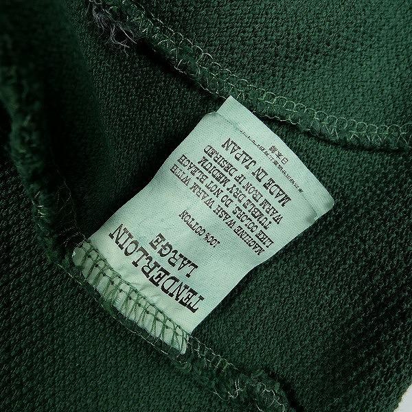 TENDERLOIN テンダーロイン MOSS STITCH SWEAT GREEN クルーネック
