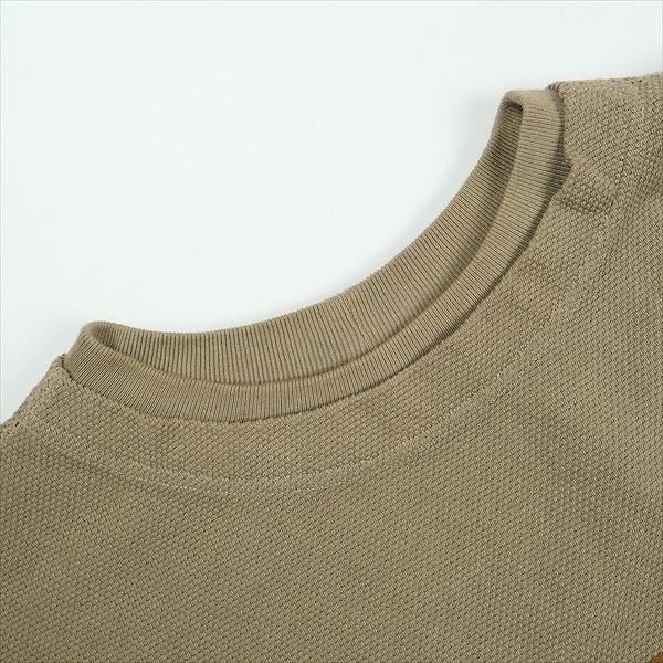 TENDERLOIN テンダーロイン MOSS STITCH SWEAT KHAKI クルーネック 