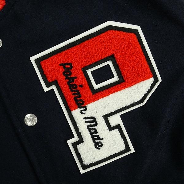 HUMAN MADE ヒューマンメイド ×POKEMON 25AW VARSITY JACKET NAVY 