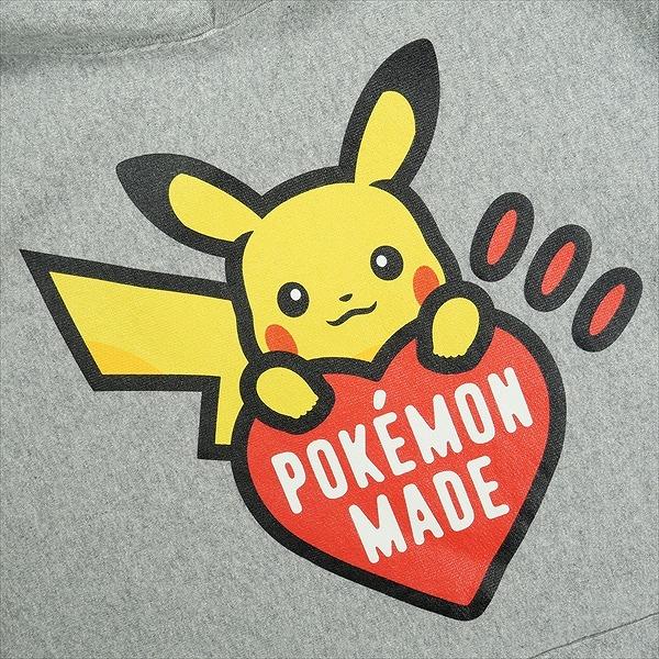 HUMAN MADE ヒューマンメイド ×POKEMON 25AW HEAVYWEIGHT HOODIE GRAY
