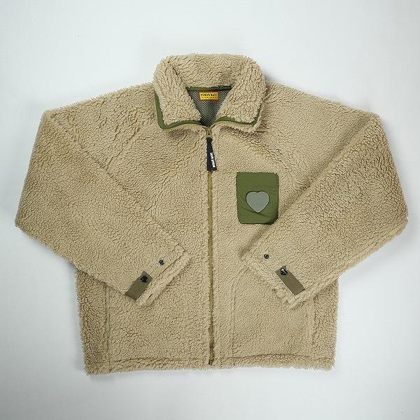 HUMAN MADE ヒューマンメイド 25AW FLEECE JACKET BEIGE HM30JK025
