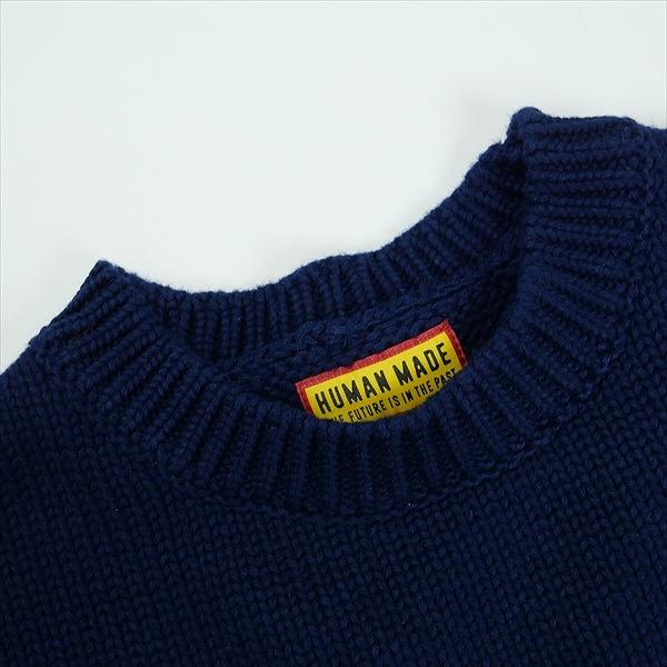 HUMAN MADE ヒューマンメイド 25AW GRAPHIC SWEATER HM30CS036 NAVY