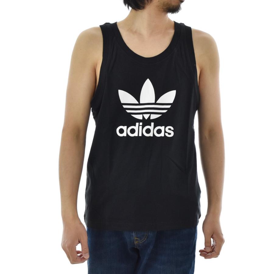 アディダス オリジナルス adidas originals タンクトップ メンズ ランニングシャツ ノースリーブ トレフォイル ロゴ ブランド TREFOIL TANK DV1508 DV1509｜stay｜04