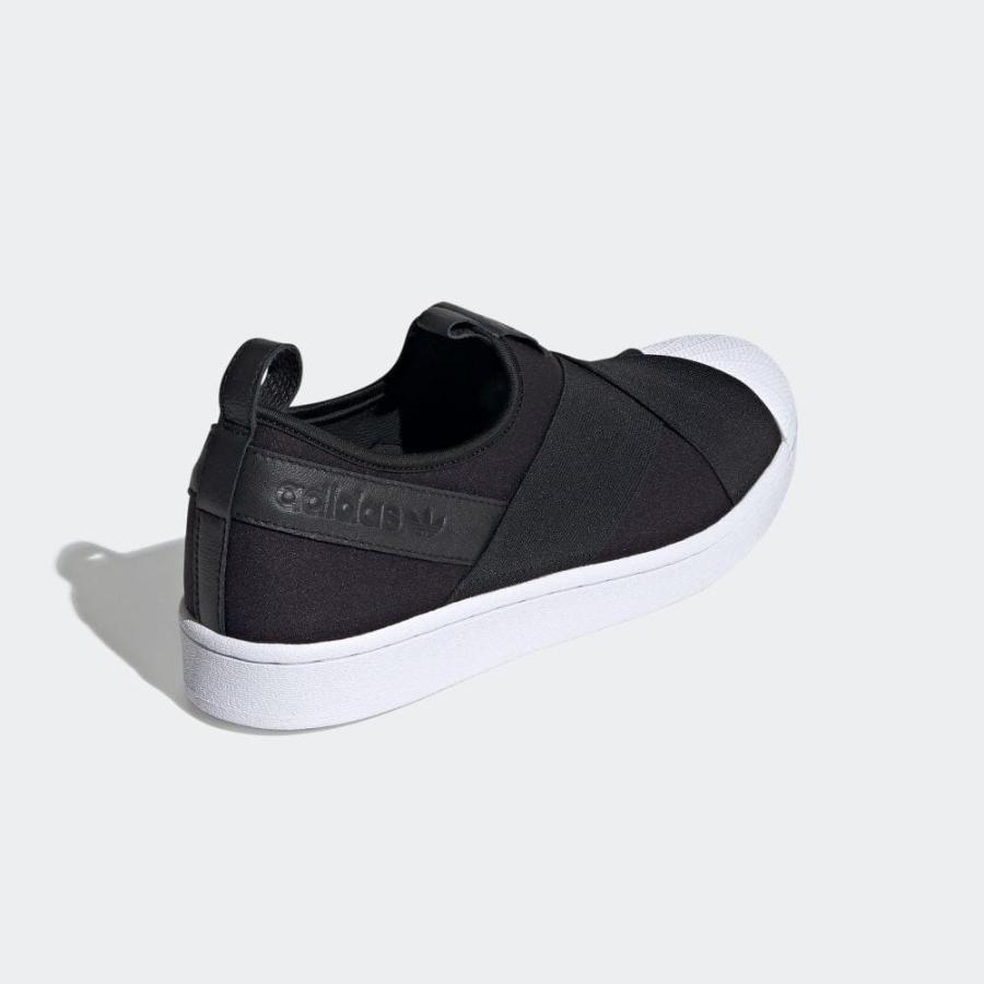 Adidas アディダス スニーカー レディース スーパースター スリッポン Sst Slip On スリップオン 靴 紐無し ヒモなし 履きやすい おしゃれ 黒 ブラックfw7051 Adidas 0713 6 ステイブルーセレクトショップ 通販 Yahoo ショッピング