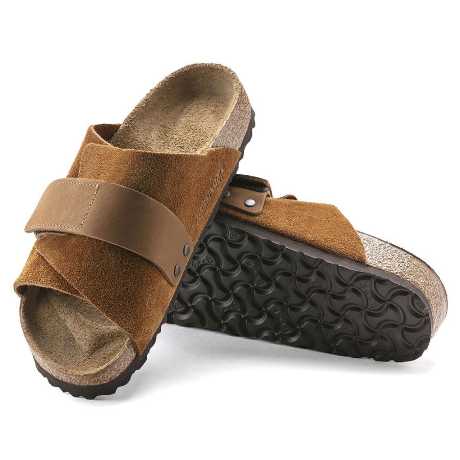 ビルケンシュトック Birkenstock Kyoto キョウト サンダル メンズ レギュラー コンフォート 本革ノマドブラック 天然革 返品送料無料 リカバリー 黒 ナチュラルレザー