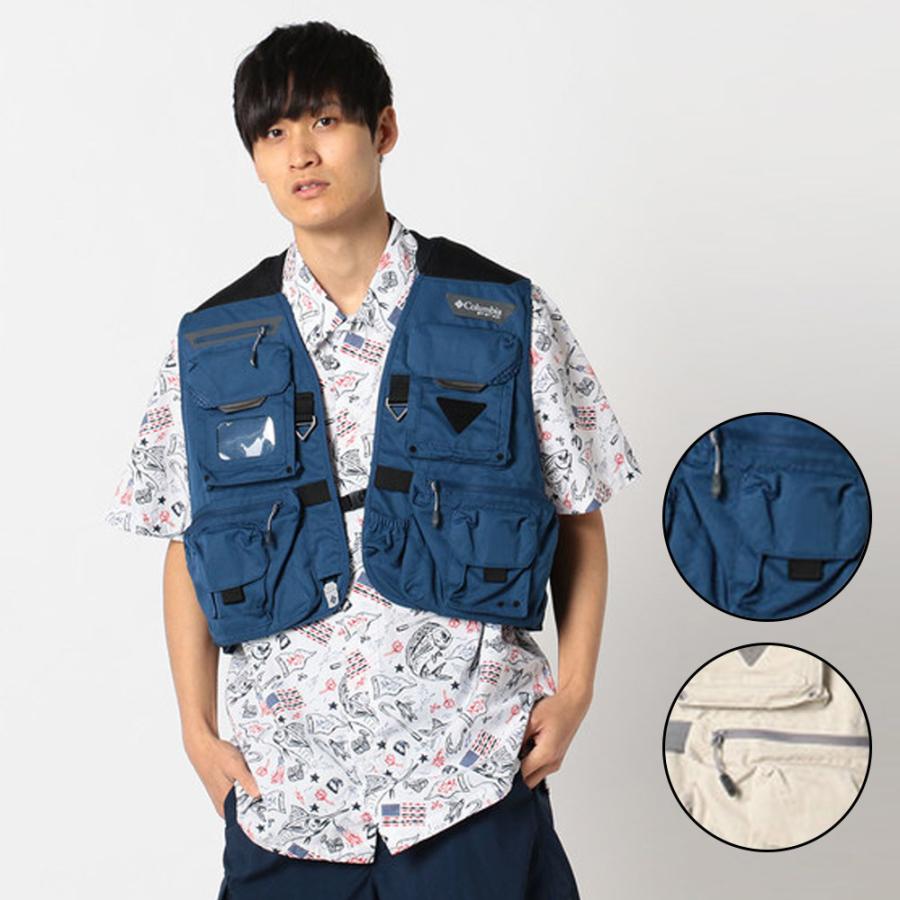 即納最大半額 コロンビア Columbia ベスト ヘンリーズフォークvベスト フィッシングベスト タックルボックス メンズ アウトドア 撥水 多収納 Henry S Fork V Vest Fm1441 最高の Zoetalentsolutions Com
