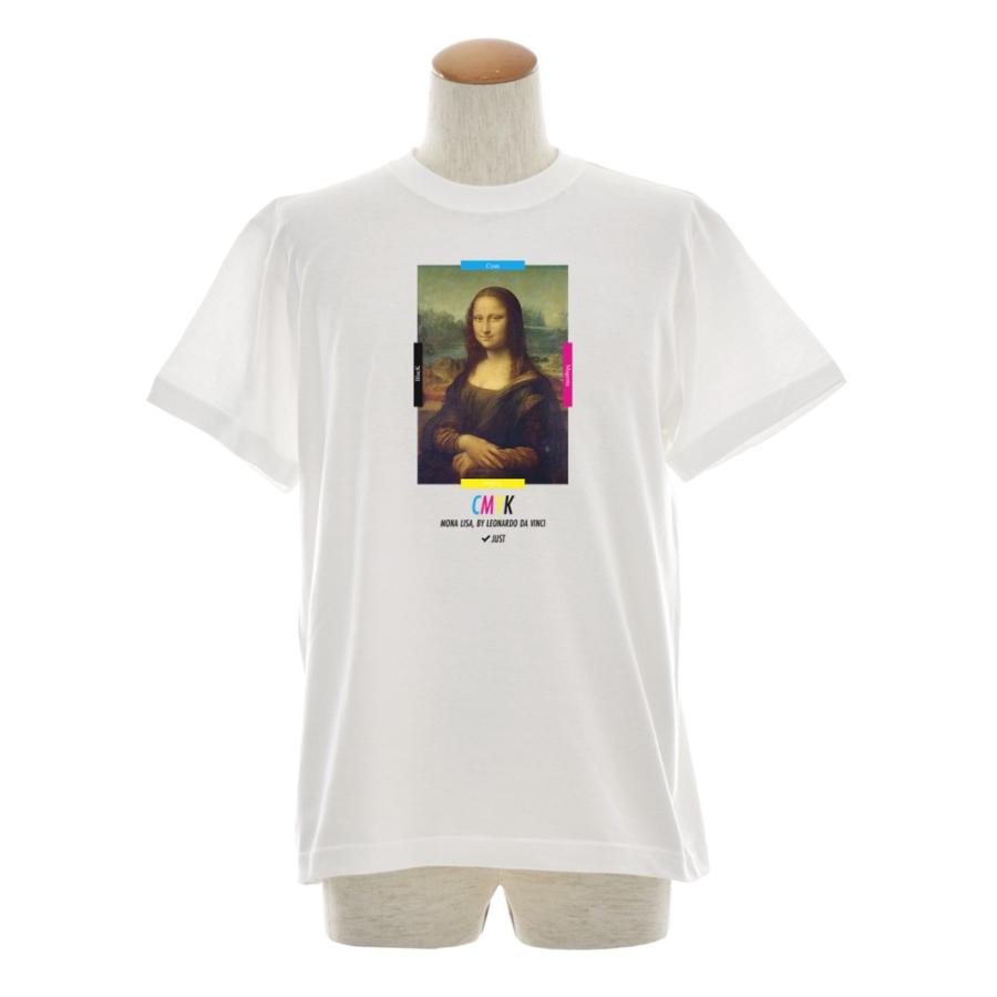 モナリザ Tシャツ ジャスト MONA LISA CMYK 半袖Tシャツ メンズ レディース おしゃれ 大きいサイズ モナ・リザ ダヴィンチ 白 S M L XL XXL XXXL 3L 4L ブランド｜stay｜02