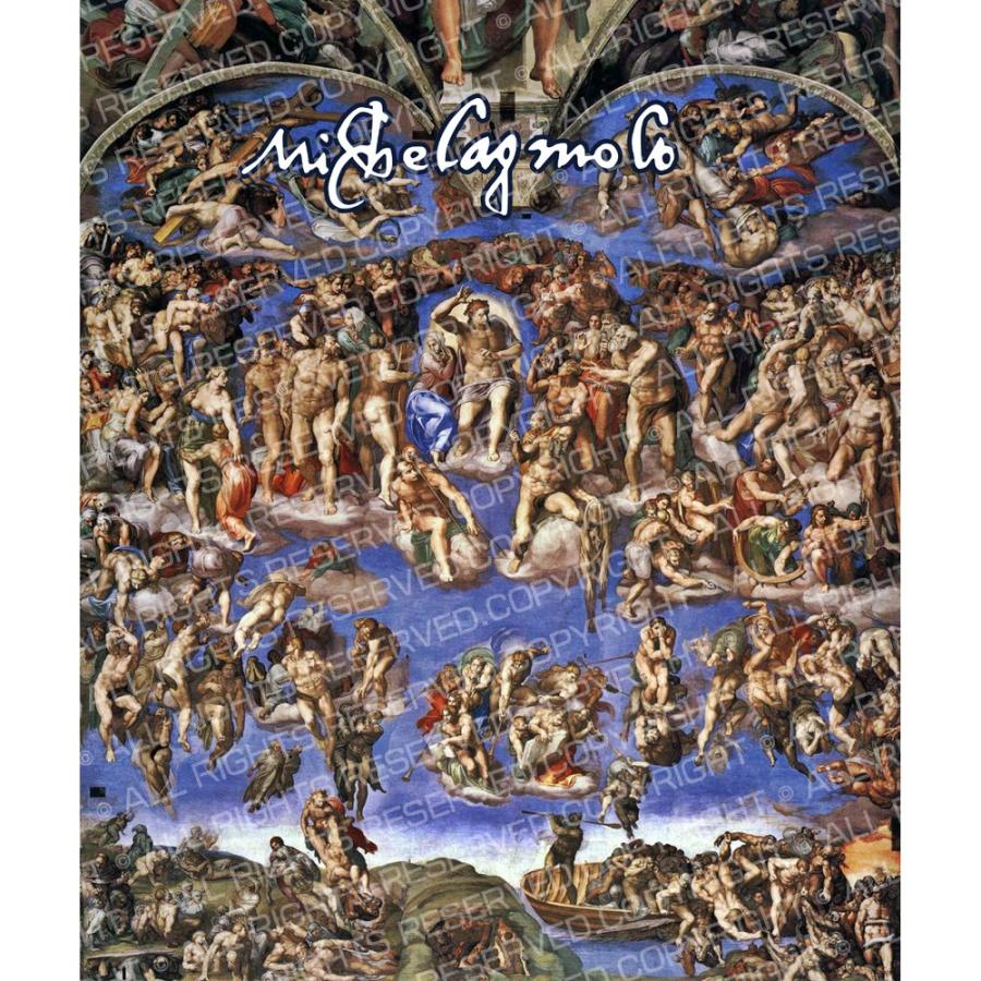 ミケランジェロ ブオナローティ Tシャツ 最後の審判ライフ イズ アート 長袖 ロンt メンズ レディース 大きいサイズ 絵画 名画 ホワイト 白 ブランド Mcl Alt 0 Wh ステイブルーセレクトショップ 通販 Yahoo ショッピング