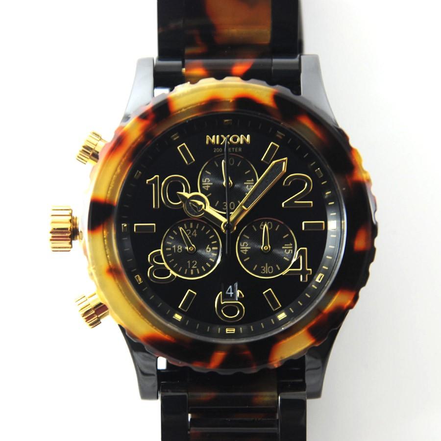 美品☆Nixon ニクソン 腕時計 メンズ腕時計42-20 べっ甲 - 腕時計