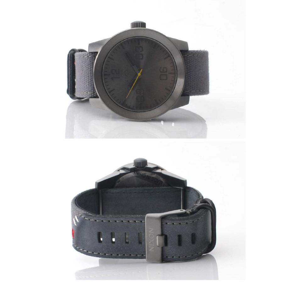 ニクソン NIXON 腕時計 コーポラル ガンメタル ネイビー パッチワーク ウォッチブランド メンズ ニクソン NIXON 腕時計 THE