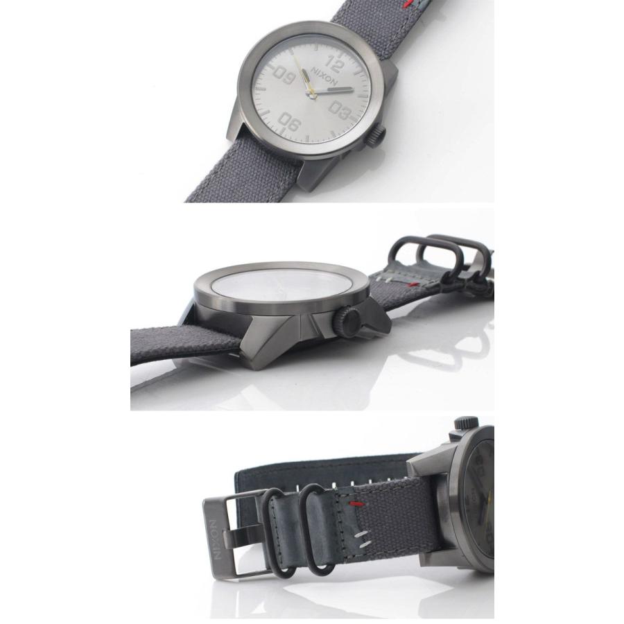 ニクソン NIXON 腕時計 コーポラル ガンメタル ネイビー パッチワーク ウォッチブランド メンズ ニクソン NIXON 腕時計 THE