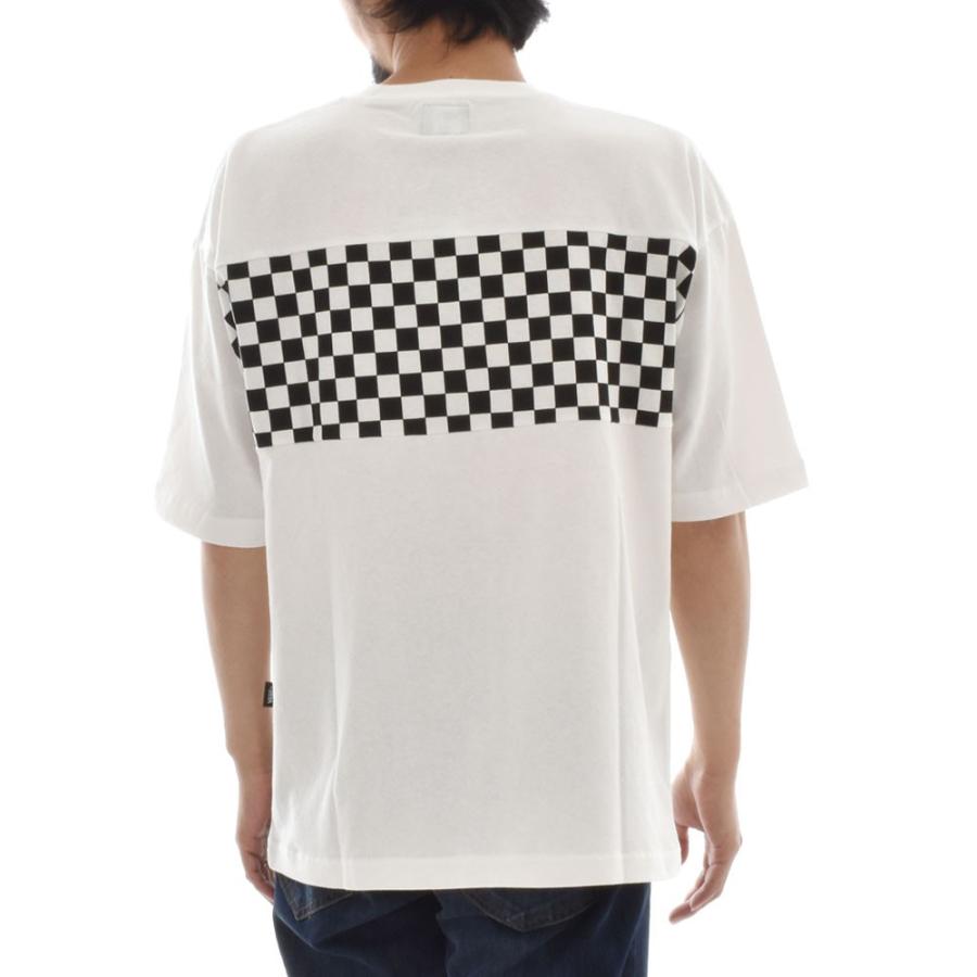 VANS Tシャツ バンズ ヴァンズ メンズ おしゃれ チェッカーフラッグ チェック アメカジ ブランド ロゴT 半袖 ビッグ BOX Bi-Color Panel S/S TEE VA18SS-MT01｜stay｜05