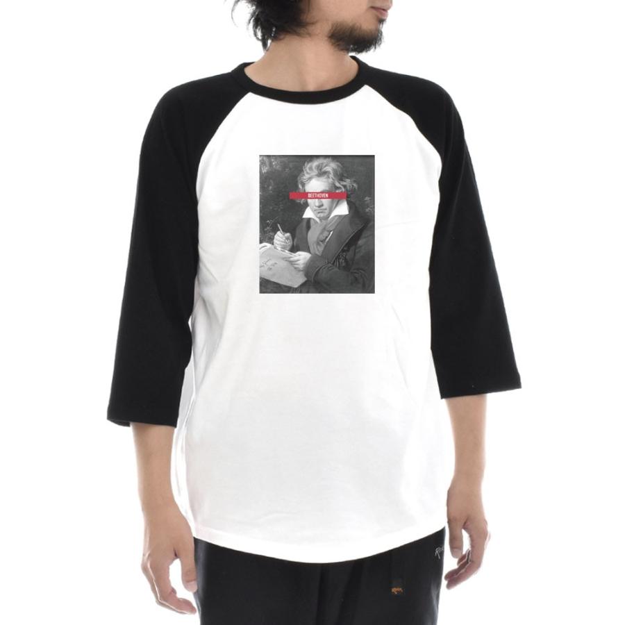 ベートーヴェン ベートーベン Tシャツ 肖像画 モノクロ ライフ イズ