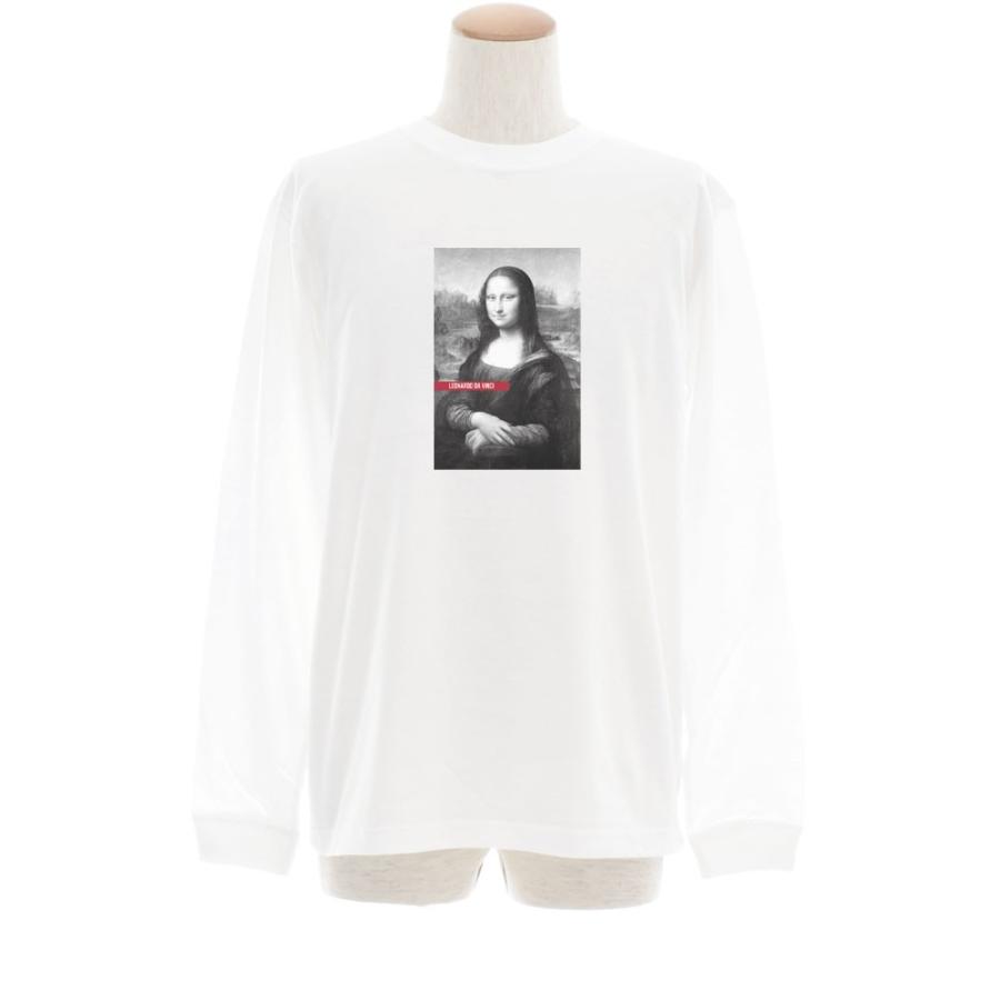 ✨美品OFF-WHITE モナリザプリント ✖️バックプリントロングTシャツ　白 OFF-WHITE オフホワイト 19SS Monalisa L/S T-Shirt モナリザプリント