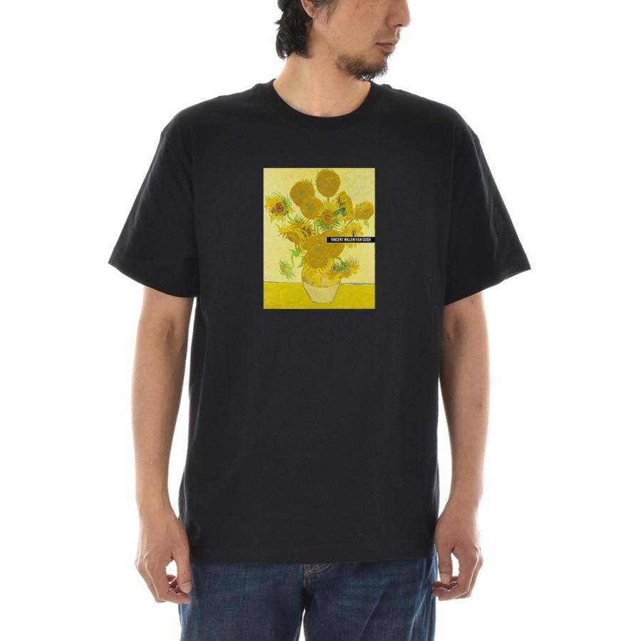 半袖 アートTシャツ】ゴッホ Tシャツ ひまわり 向日葵 フィンセント