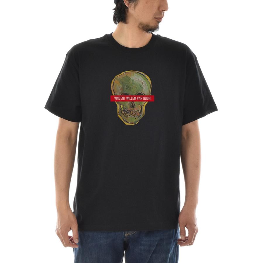 半袖 アートTシャツ】ゴッホ Tシャツ 骸骨 フィンセント ファン ライフ