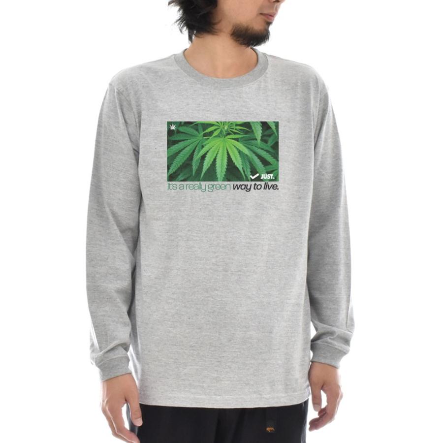 大麻 大麻柄 マリファナ マリファナ柄 ボックス BOX Tシャツ 長袖Tシャツ ロンT ロングスリーブ メンズ レディース 大きいサイズ ビックサイズ ブランド JUST｜stayblue