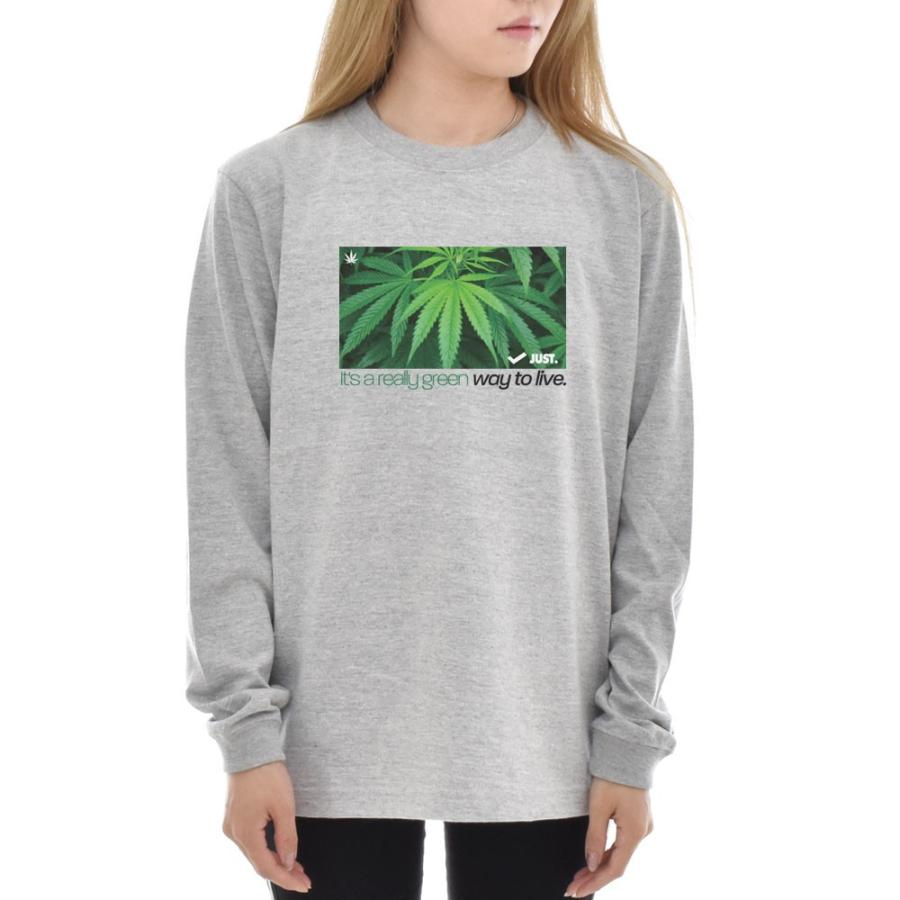 大麻 大麻柄 マリファナ マリファナ柄 ボックス BOX Tシャツ 長袖T