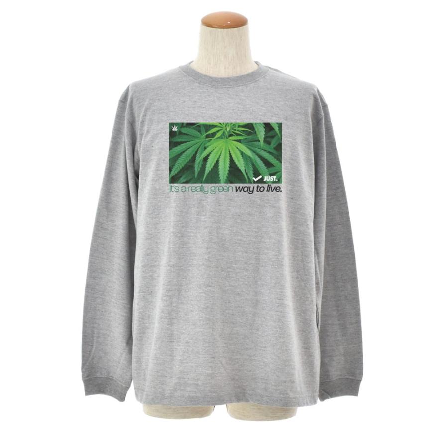 大麻 大麻柄 マリファナ マリファナ柄 ボックス BOX Tシャツ 長袖T