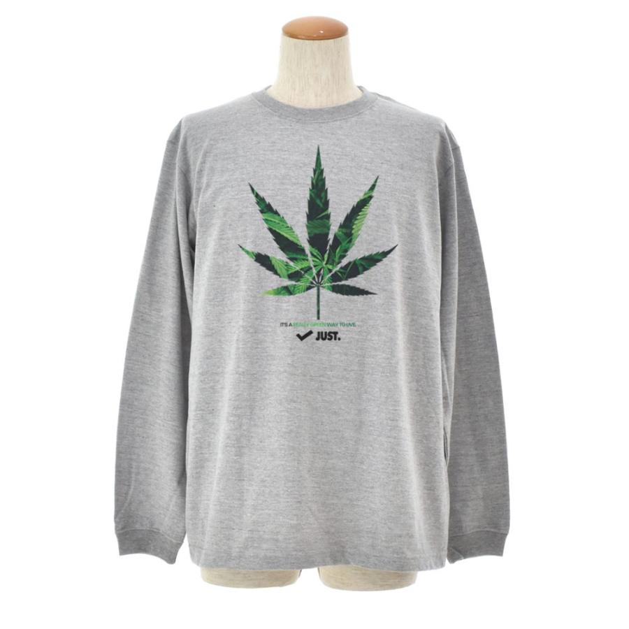 大麻 大麻柄 マリファナ マリファナ柄 Tシャツ 長袖Tシャツ ロンT 