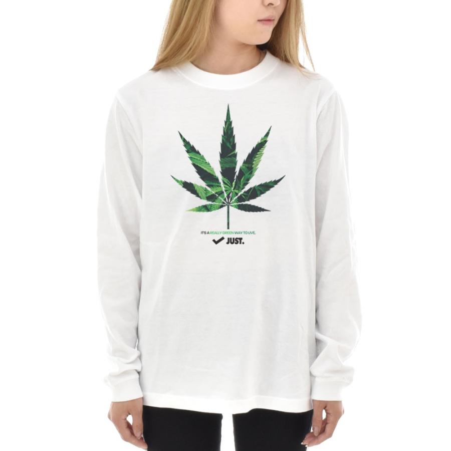 大麻 大麻柄 マリファナ マリファナ柄 Tシャツ 長袖Tシャツ ロンT