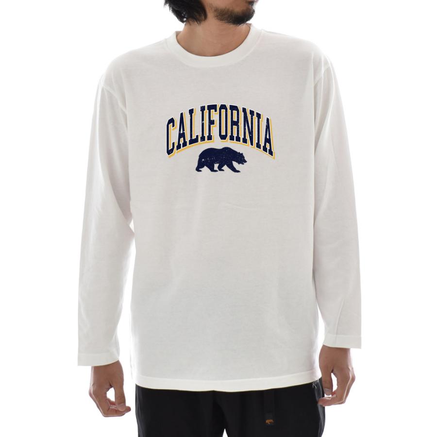 カレッジロゴ Tシャツ カリフォルニア ベアー グリズリー 熊長袖T