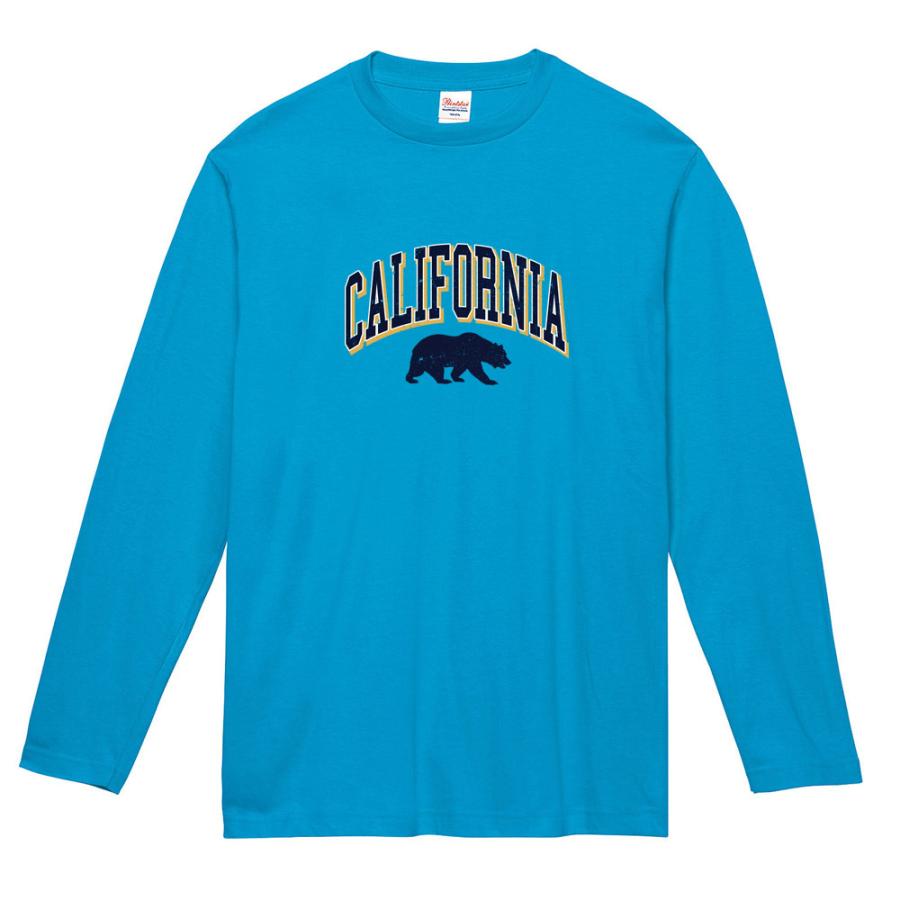 カレッジロゴ Tシャツ カリフォルニア ベアー グリズリー 熊長袖T