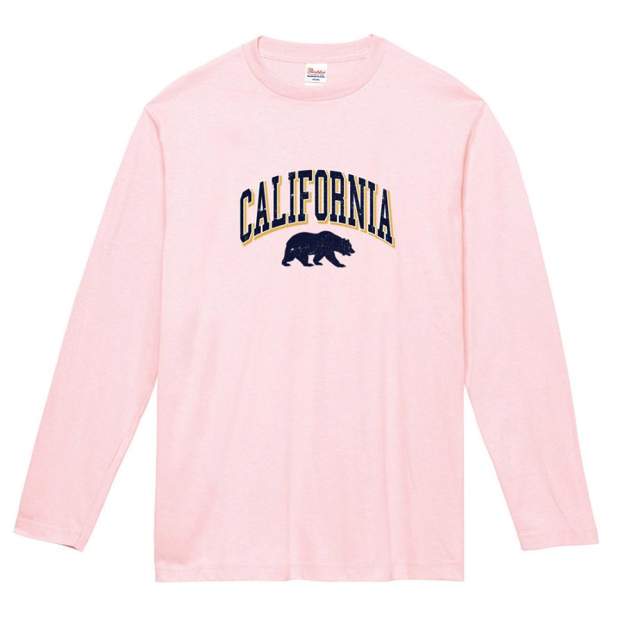 カレッジロゴ Tシャツ カリフォルニア ベアー グリズリー 熊長袖T