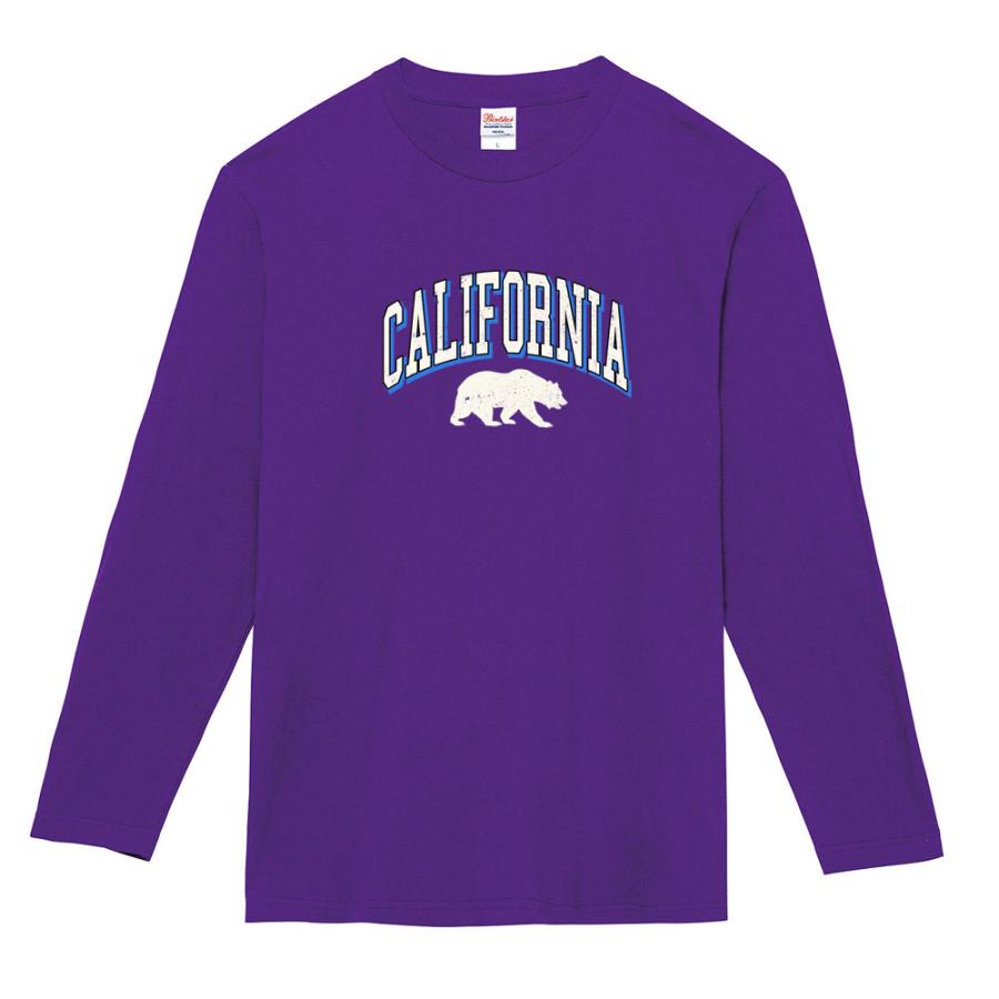 カレッジロゴ Tシャツ カリフォルニア ベアー グリズリー 熊長袖T