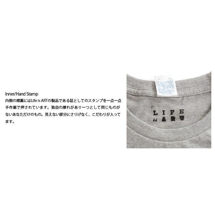Tシャツ ライフ イズ アート Primary Logo Tシャツ Mix Gray メンズ｜stayblue｜03