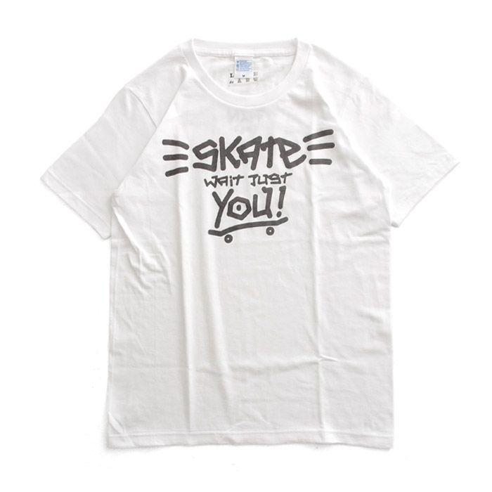 Tシャツ ライフ イズ アート × THE FUN Tシャツ SKATE White メンズ｜stayblue