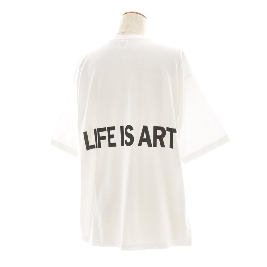 ビッグシルエット Tシャツ メンズ レディース Life is ART ライフ イズ