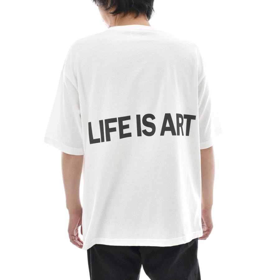 ビッグシルエット Tシャツ メンズ レディース Life is ART ライフ イズ