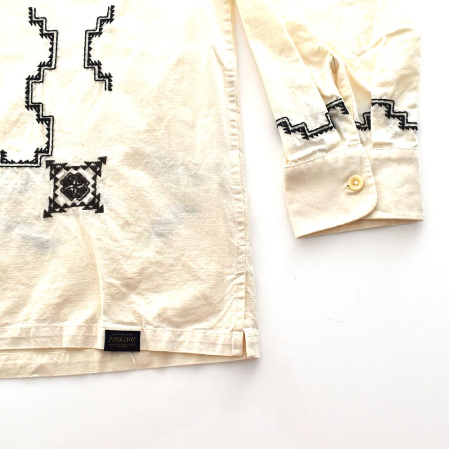 PENDLETON（ペンドルトン） 長袖シャツ エンブロイダリー オープン