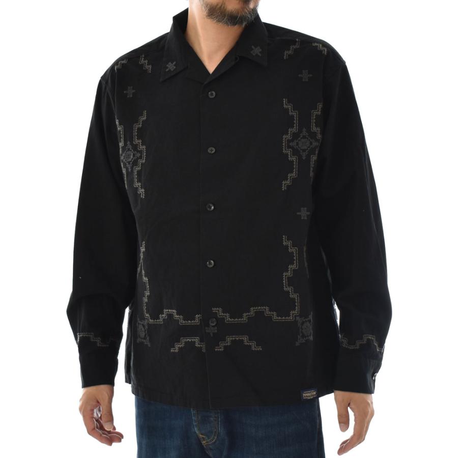 PENDLETON（ペンドルトン） 長袖シャツ エンブロイダリー オープン