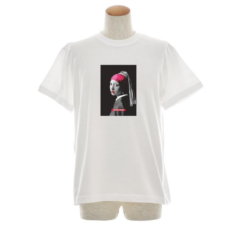 半袖 アートTシャツ】フェルメール Tシャツ 真珠の耳飾りの少女 