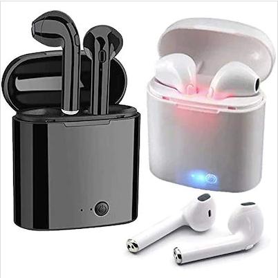 ワイヤレスイヤホン iphone bluetooth android リモート i7 白 ワイヤレスイヤホン iphone bluetooth android リモート i7 白